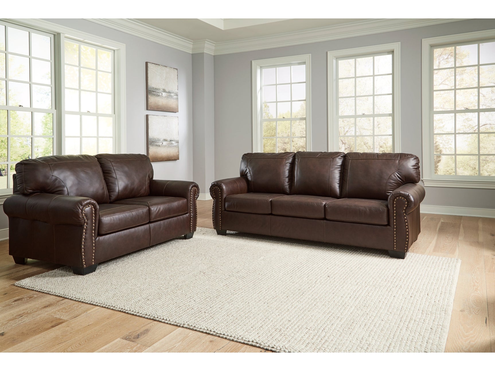 Colleton Brown Sofa and Loveseat (Online Special Price) - Ornate Home
