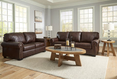 Colleton Brown Sofa and Loveseat - Ornate Home