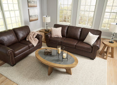 Colleton Brown Sofa and Loveseat - Ornate Home