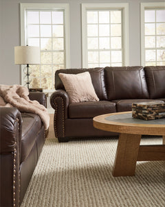 Colleton Brown Sofa and Loveseat - Ornate Home