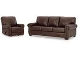 Colleton Brown Sofa and Recliner - Ornate Home