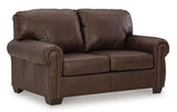 Colleton Dark Brown Loveseat (Online Special Price) - Ornate Home