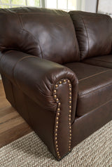 Colleton Dark Brown Loveseat (Online Special Price) - Ornate Home