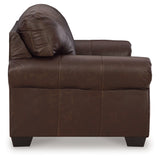 Colleton Dark Brown Loveseat - Ornate Home