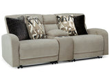 Colleyville Stone 3-Piece Power Reclining Sectional - Ornate Home
