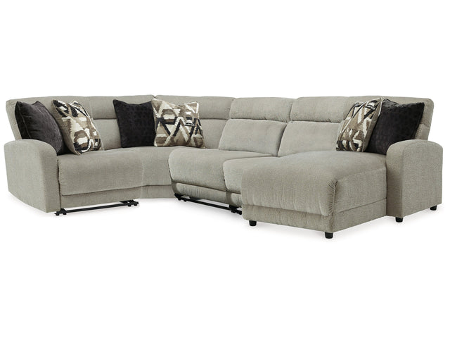 Colleyville Stone 5-Piece Power Reclining Sectional - Ornate Home