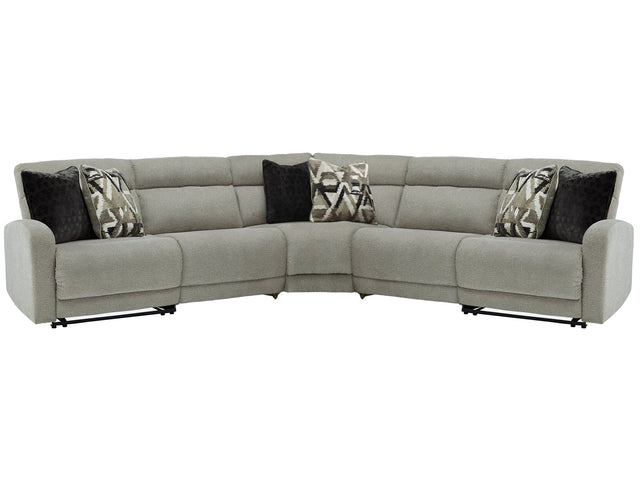Colleyville Stone 5pc Power Reclining Sectional - Ornate Home