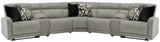 Colleyville Stone 7-Piece Power Reclining Sectional - Ornate Home
