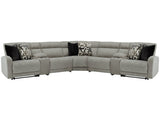 Colleyville Stone 7-Piece Power Reclining Sectional - Ornate Home