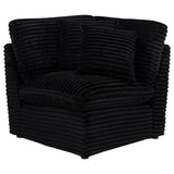 Collins Black 5-piece Modular Power Reclining Sectional - Ornate Home