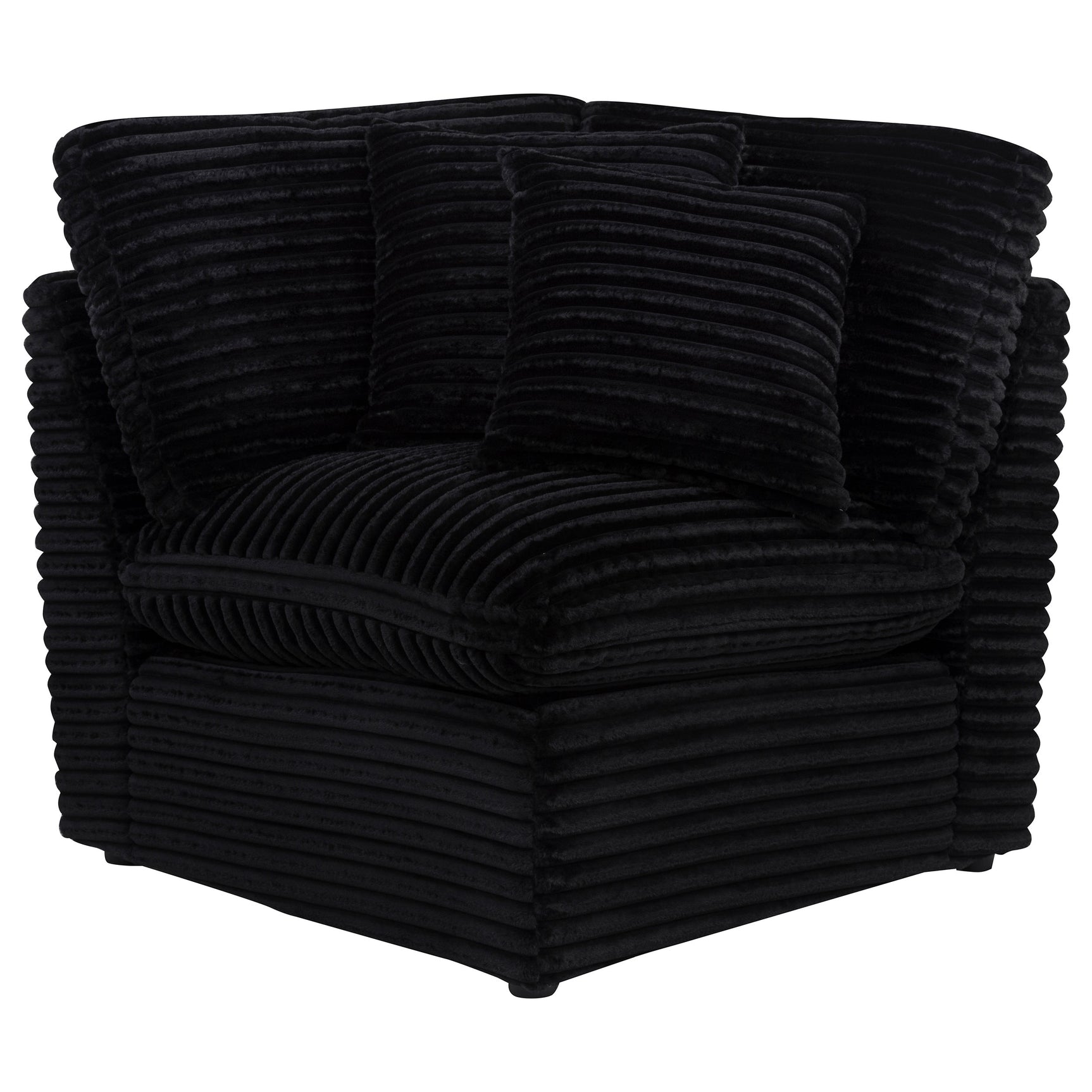 Collins Black 5-piece Modular Power Reclining Sectional - Ornate Home