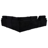 Collins Black 6-piece Modular Power Reclining Sectional - Ornate Home