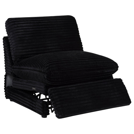 Collins Black 7-piece Modular Power Reclining Sectional - Ornate Home