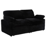 Collins Black Modular Power Loveseat - Ornate Home