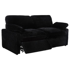 Collins Black Modular Power Loveseat - Ornate Home