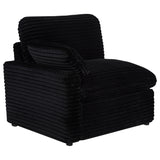 Collins Black Modular Power Loveseat - Ornate Home
