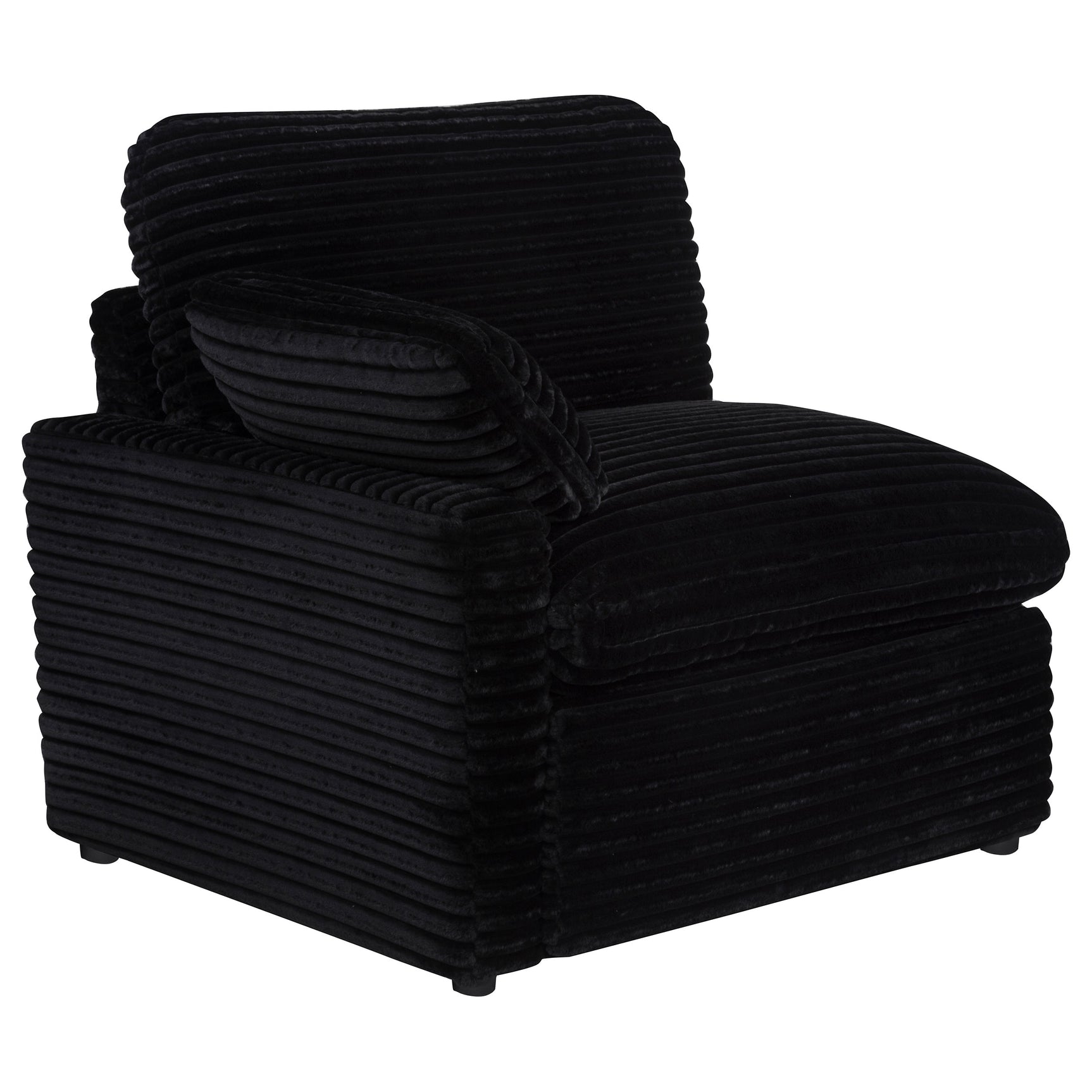 Collins Black Modular Power Loveseat - Ornate Home