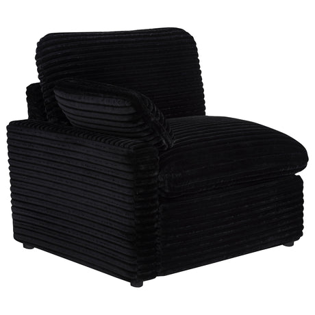 Collins Black Modular Power Loveseat - Ornate Home