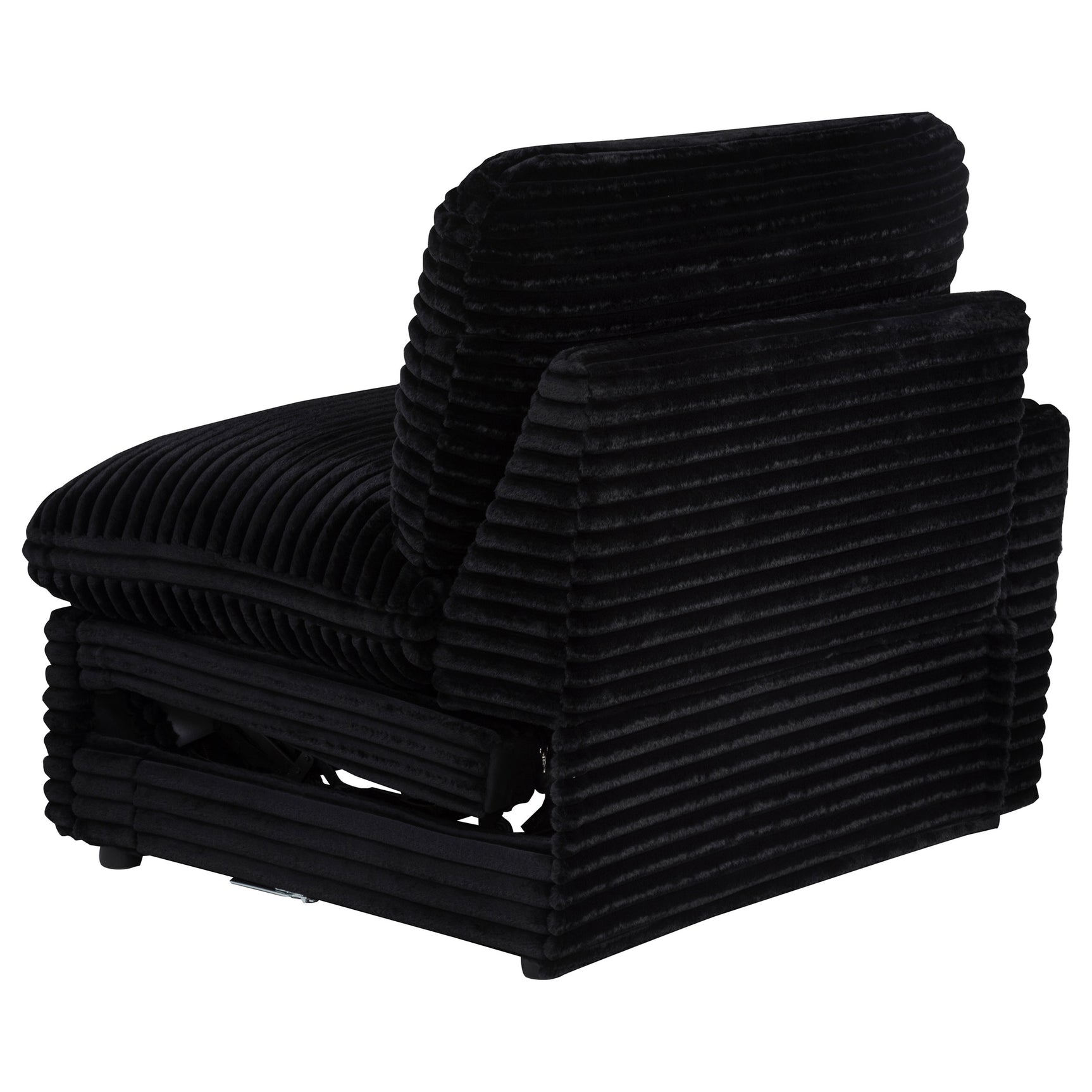 Collins Black Modular Power Loveseat - Ornate Home