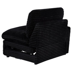 Collins Black Modular Power Loveseat - Ornate Home