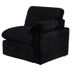 Collins Black Modular Power Loveseat - Ornate Home