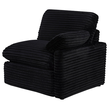 Collins Black Modular Power Loveseat - Ornate Home