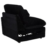 Collins Black Modular Power Loveseat - Ornate Home