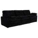 Collins Black Modular Power Sofa - Ornate Home