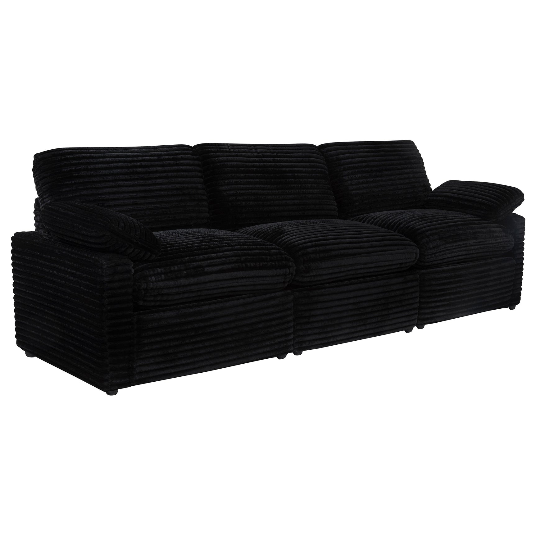 Collins Black Modular Power Sofa - Ornate Home