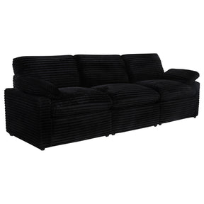 Collins Black Modular Power Sofa - Ornate Home