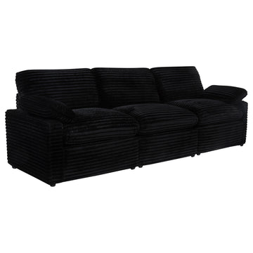 Collins Black Modular Power Sofa - Ornate Home