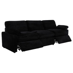 Collins Black Modular Power Sofa - Ornate Home