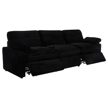 Collins Black Modular Power Sofa - Ornate Home