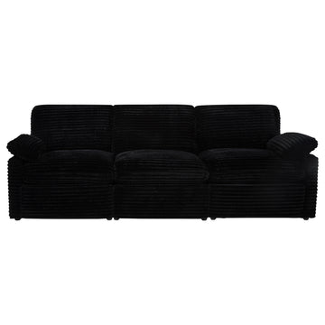Collins Black Modular Power Sofa - Ornate Home