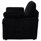 Collins Black Upholstered Power Recliner Chair - Ornate Home