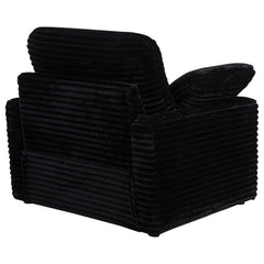 Collins Black Upholstered Power Recliner Chair - Ornate Home