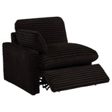 Collins Chocolate Brown 5-piece Modular Power Reclining Sectional - Ornate Home