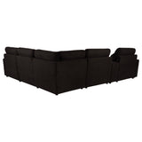 Collins Chocolate Brown 6-piece Modular Power Reclining Sectional - Ornate Home