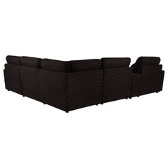 Collins Chocolate Brown 6-piece Modular Power Reclining Sectional - Ornate Home