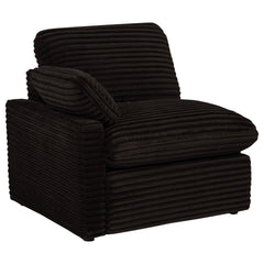 Collins Chocolate Brown Modular Power Loveseat - Ornate Home