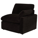Collins Chocolate Brown Modular Power Loveseat - Ornate Home