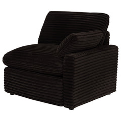 Collins Chocolate Brown Modular Power Loveseat - Ornate Home