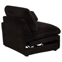 Collins Chocolate Brown Modular Power Loveseat - Ornate Home