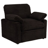 Collins Chocolate Brown Upholstered Power Recliner Chair - Ornate Home