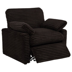 Collins Chocolate Brown Upholstered Power Recliner Chair - Ornate Home