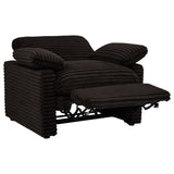 Collins Chocolate Brown Upholstered Power Recliner Chair - Ornate Home