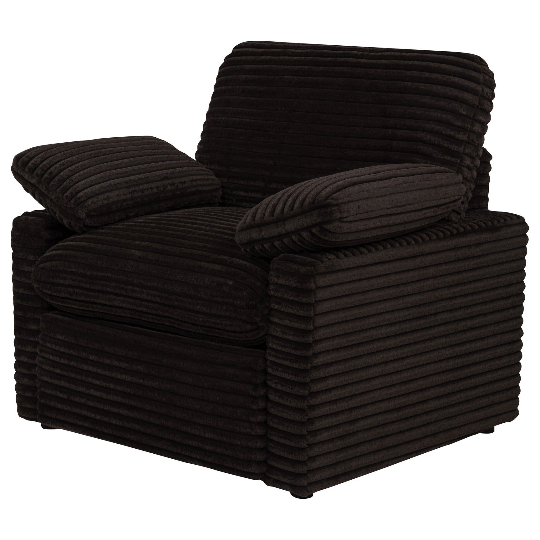 Collins Chocolate Brown Upholstered Power Recliner Chair - Ornate Home