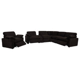 Collins Chocolate Brown Upholstered Power Recliner Chair - Ornate Home