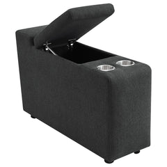 Collins Dark Grey 5-piece Power Reclining Home Theater Seating - Ornate Home