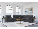 Collins Dark Grey 6-piece Modular Power Reclining Sectional - Ornate Home
